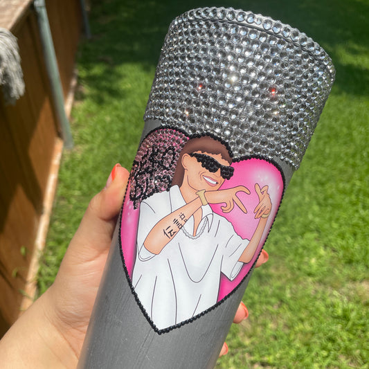 Peso Pluma Full Bling tumbler