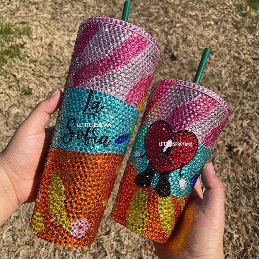 UVST Bad bunny Full Bling tumbler