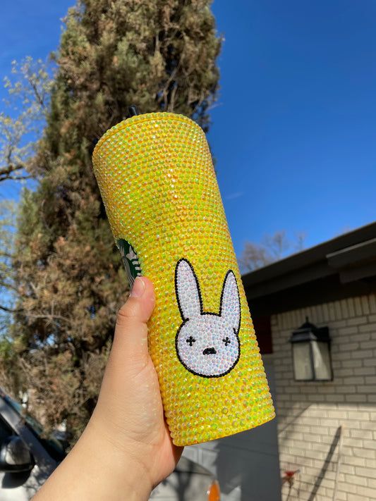Bad bunny Full Bling tumbler