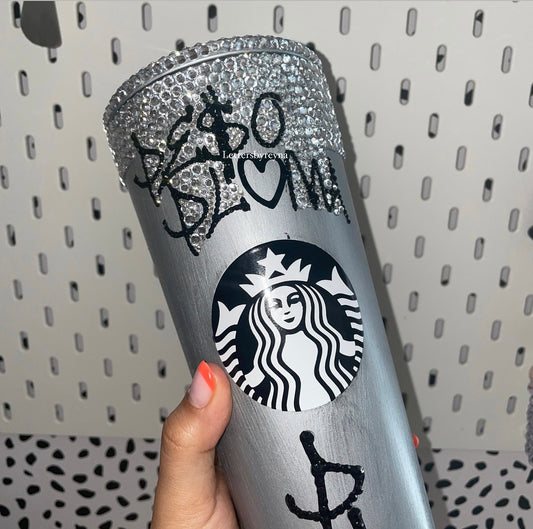 Peso Pluma Full Bling tumbler